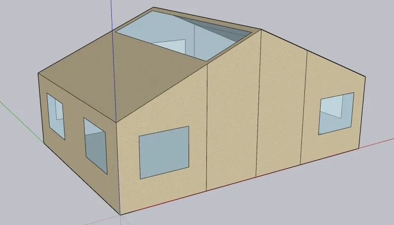 6x4 Canvas Lodge With Roof Light