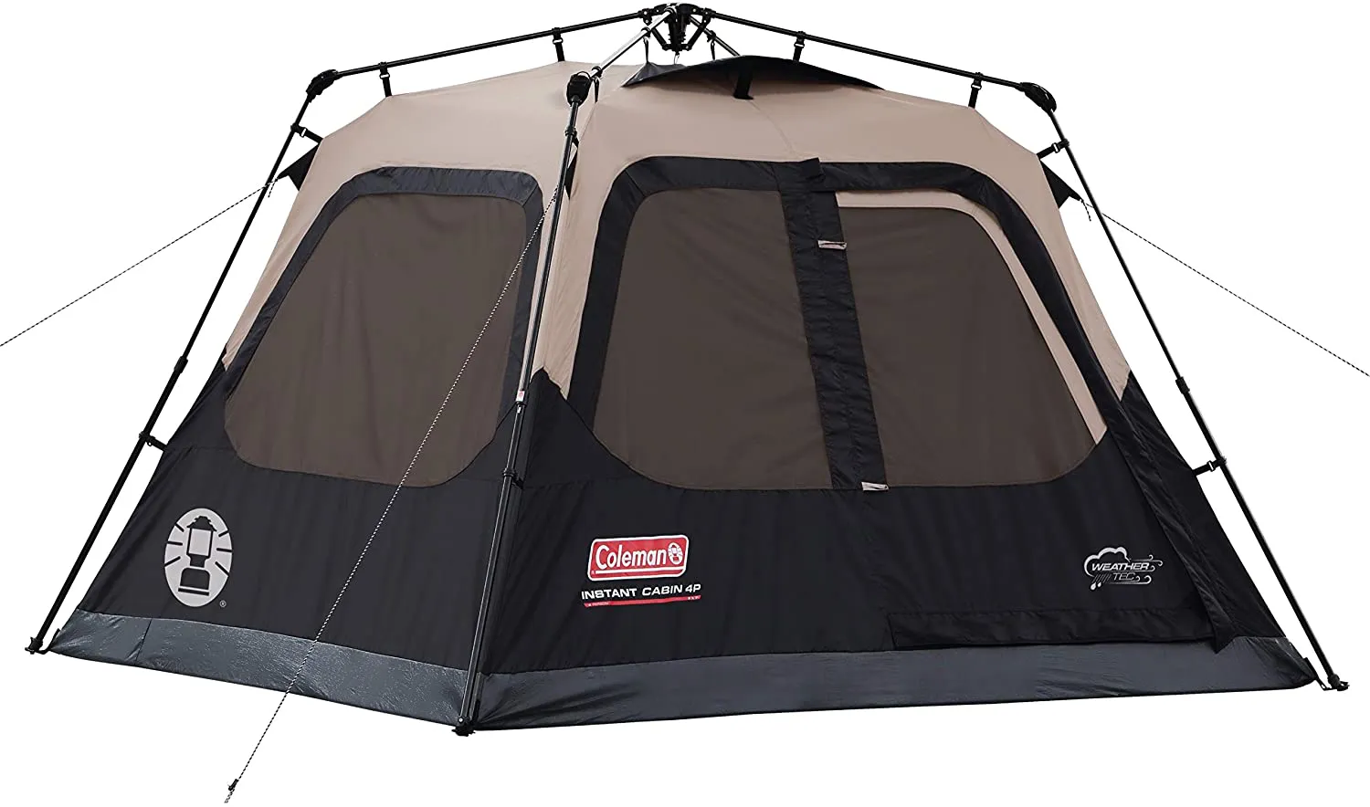 Coleman Cabin Tent with Instant Setup | Cabin Tent for Camping Sets Up in 60 Seconds