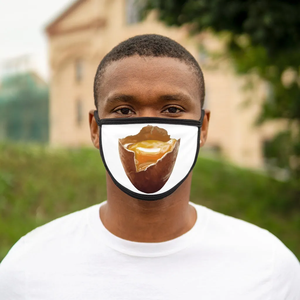 Egg Mixed-Fabric Face Mask
