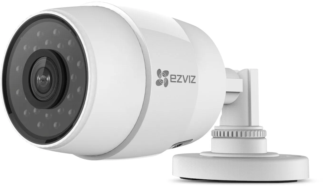 EZVIZ C3C WiFi Smart Home Security Camera, 720P HD IP Bullet Camera, Local or Cloud recording, Remote App Viewing, IFTTT. (UK PLUG)