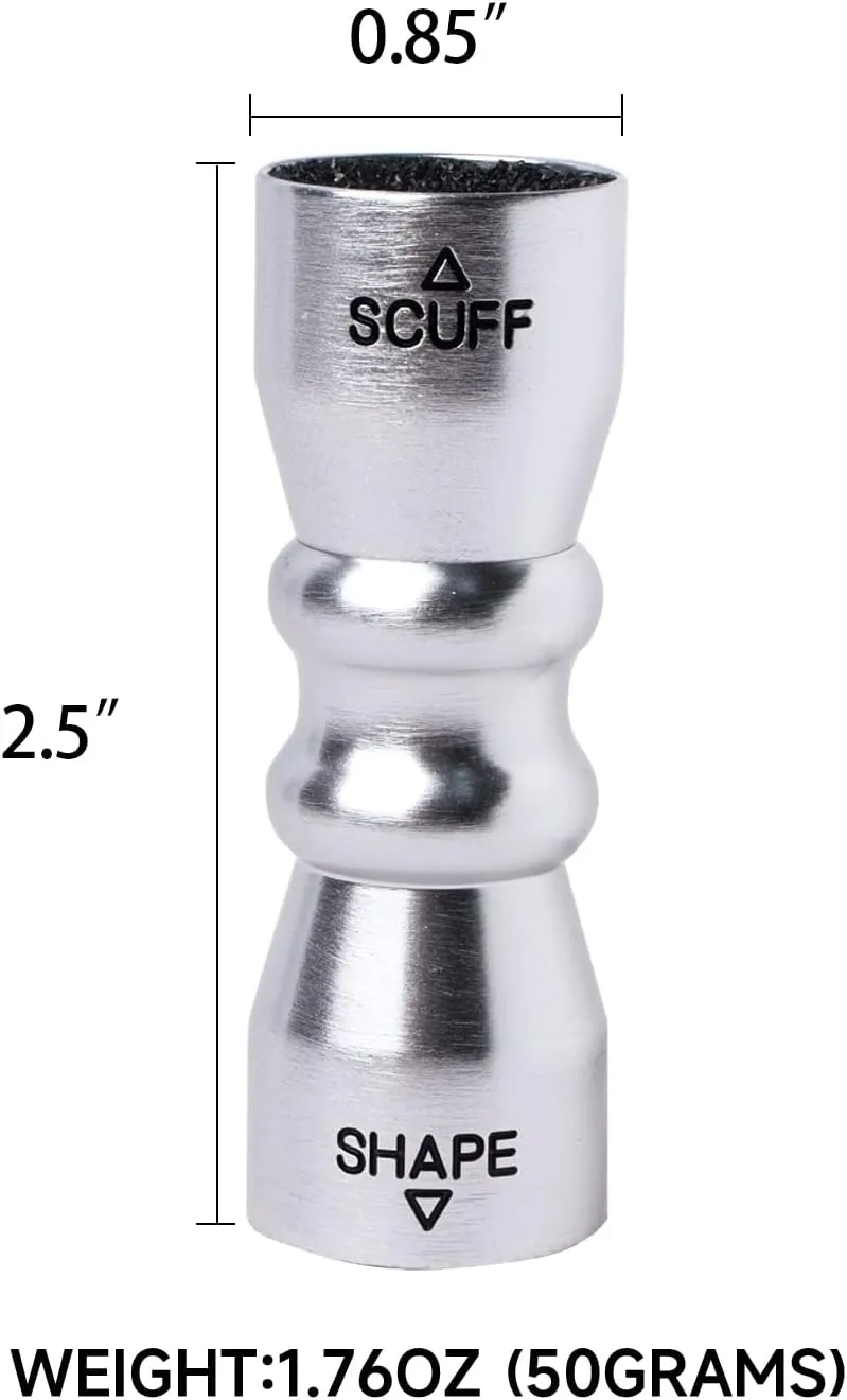 GSE Games & Sports Expert Billiard Pool Cue Tip Tool, Stick Scuffer/Shaper/Aerator/Joint Protector Tool, Accessories