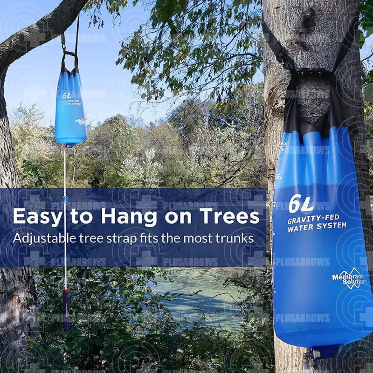 Membrane Solutions Gravity Water Filter Bag