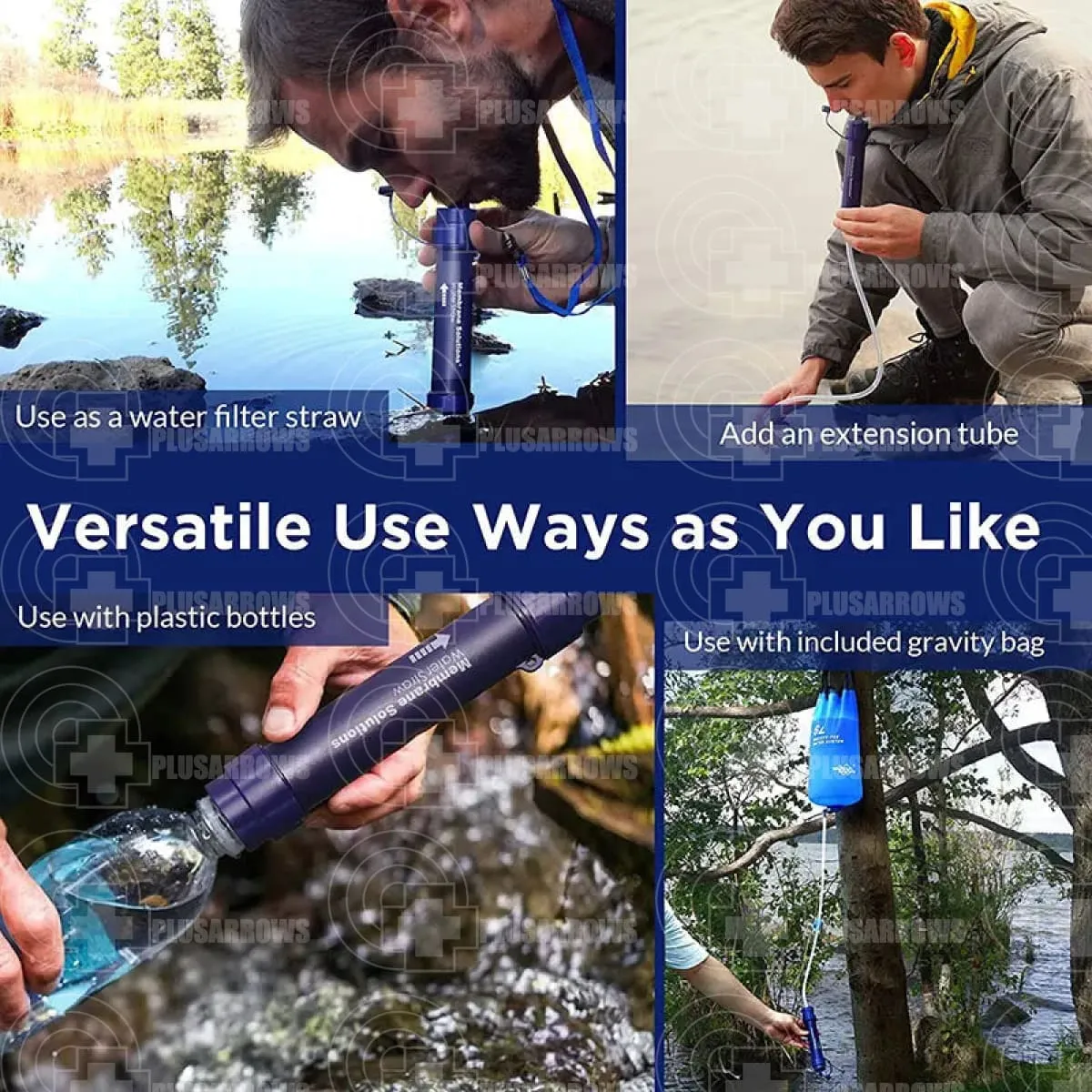 Membrane Solutions Gravity Water Filter Bag