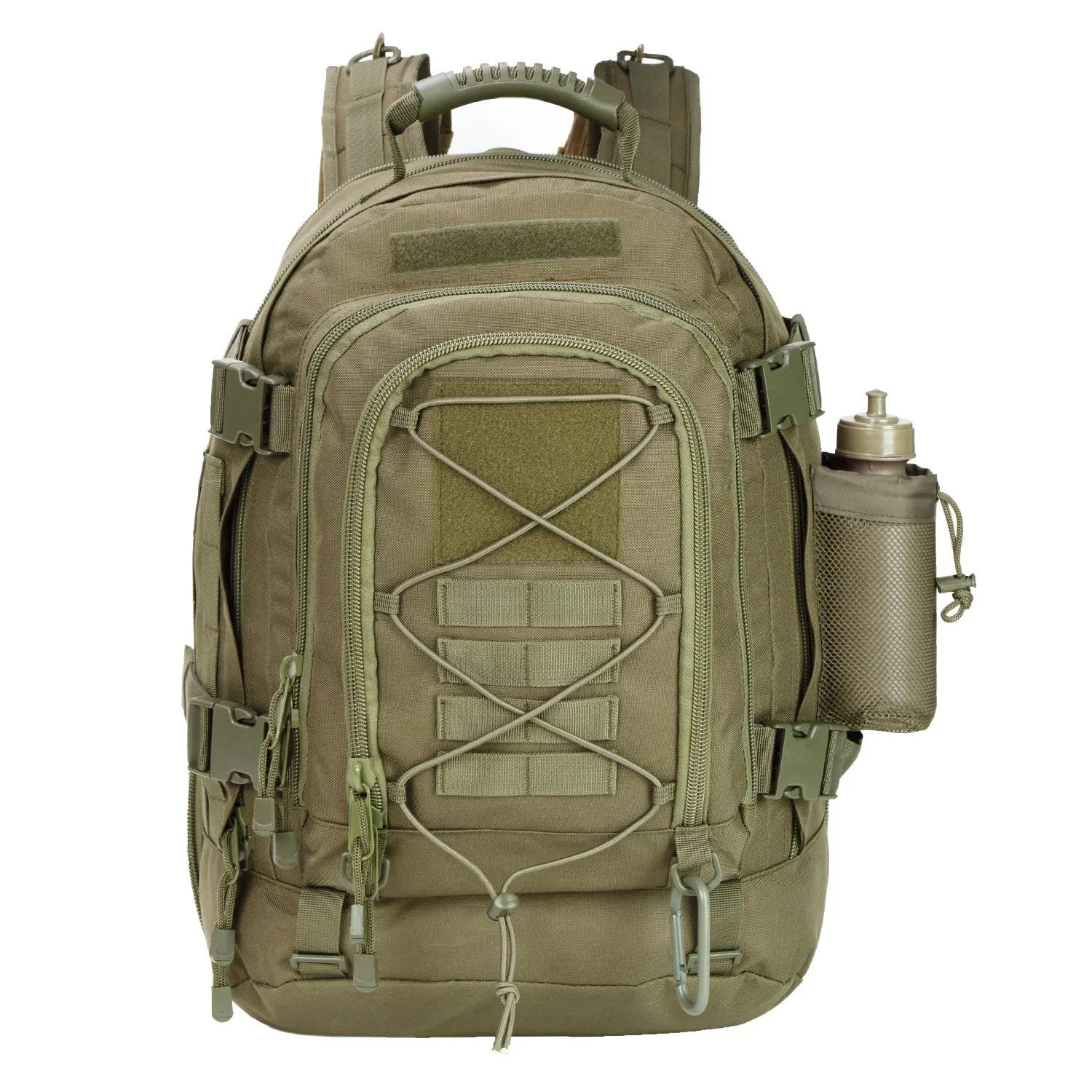 Military Expandable Travel Backpack Tactical Waterproof Work Backpack for Men (o.d.green)