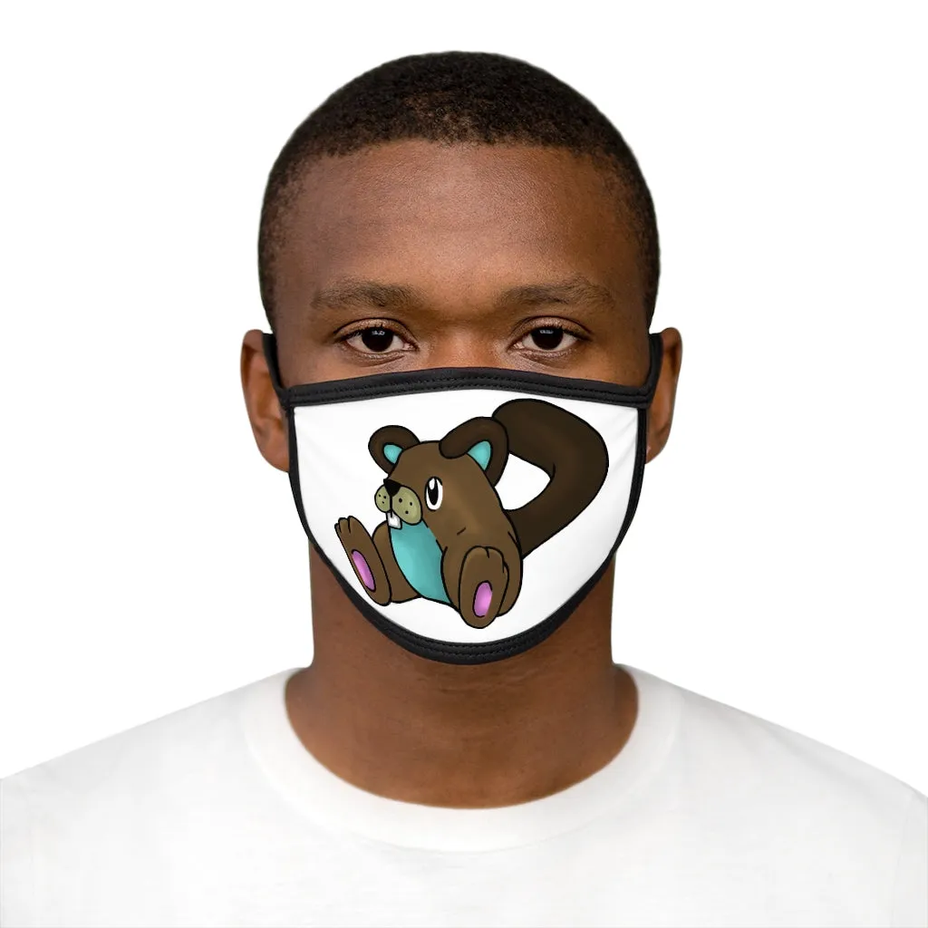 Showchu Mixed-Fabric Face Mask
