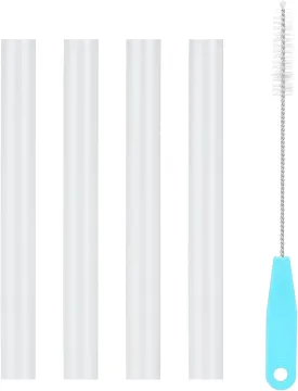 Straws Replacement for CamelBak eddy 14 oz Kids Water Bottle,CamelBak Eddy  Straw Replacements,Accessories Set Include 4 BPA-FREE Straws and 1 Straw Cleaning Brush(14OZ)