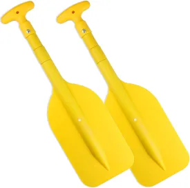 Telescoping Boat Paddle Collapsible Oar for Boat 21'' - 42'', Collapsible Paddle for Boat Kayaking Rafting Jet Ski Canoe Outdoor Kayak Water Sports and Safety Boat Accessories 2 Pack