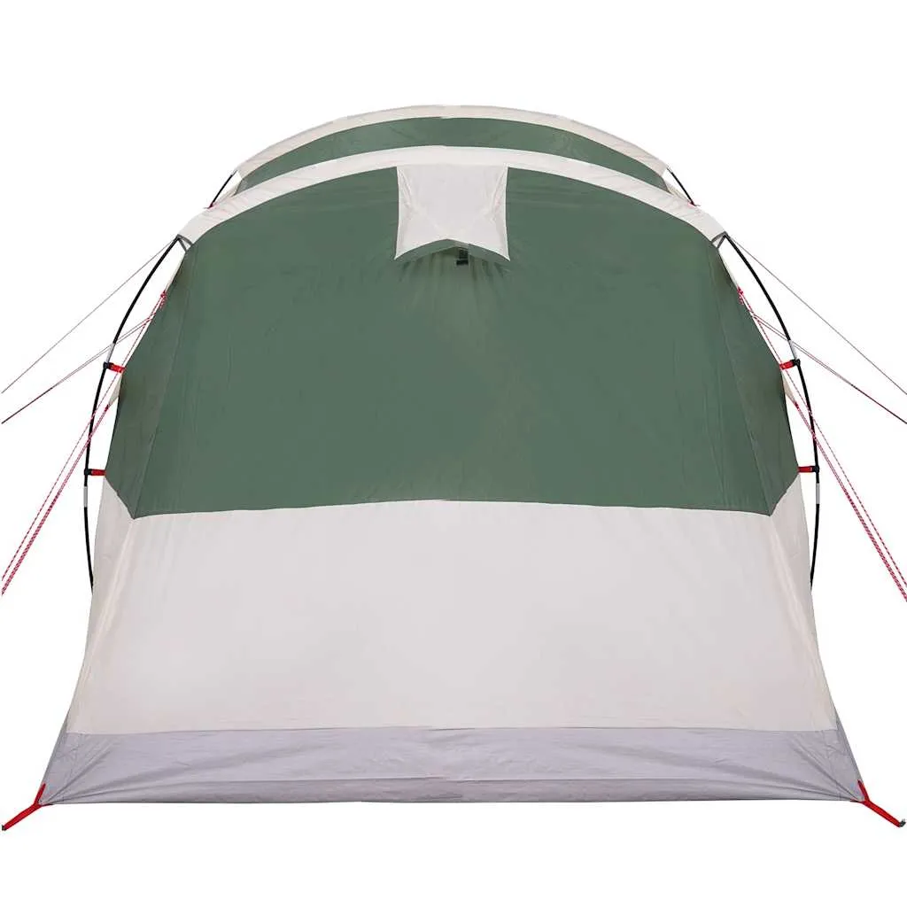 vidaXL Camping Tent Tunnel 3-Person Green Waterproof