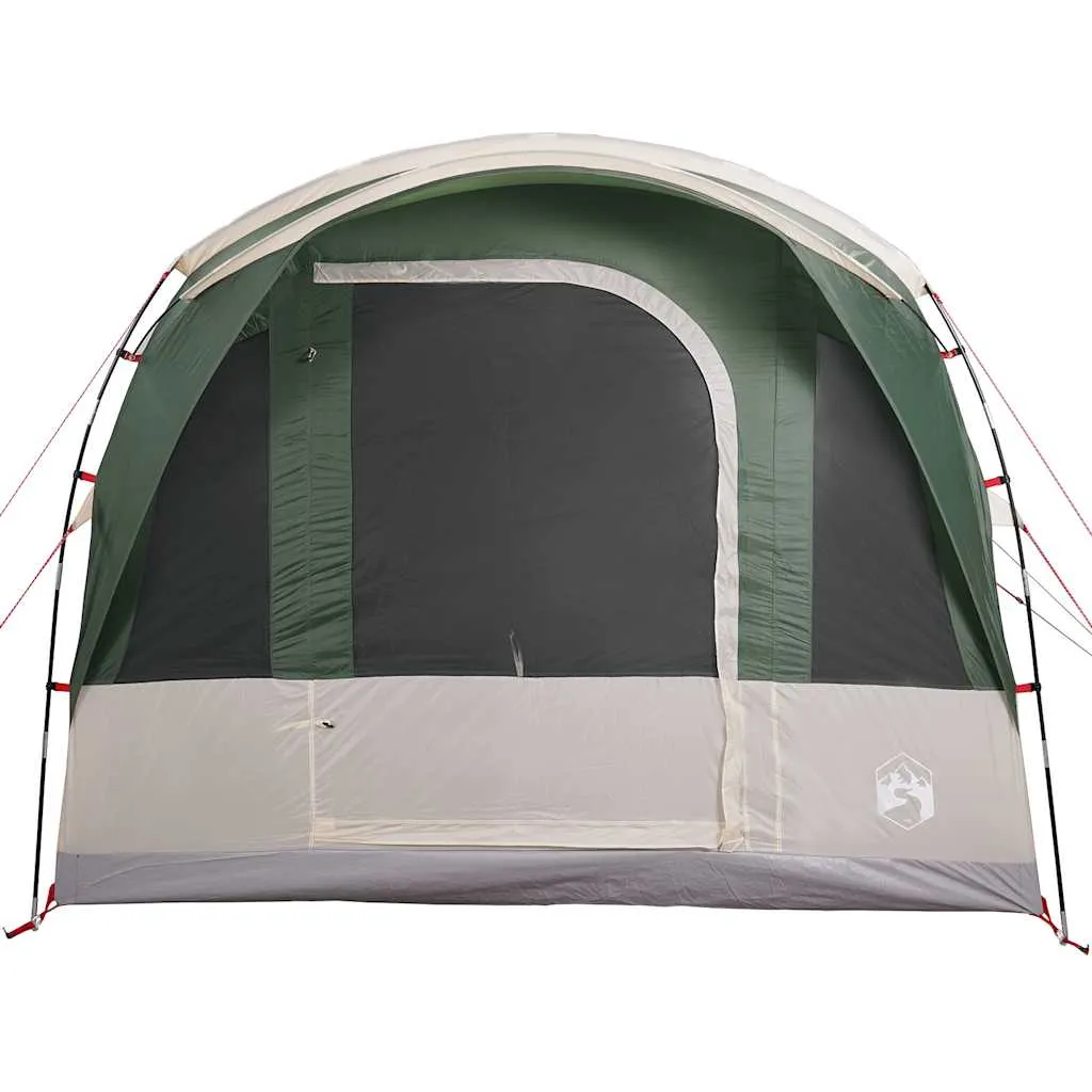 vidaXL Camping Tent Tunnel 3-Person Green Waterproof